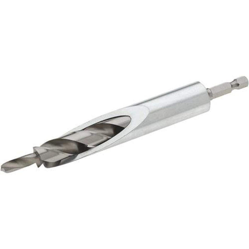 Kreg Foreman HD Heavy-Duty Drill Bit with Drill Guide - Consistent Pocket Hole Drilling - Creates 1/2" Diameter Pocket Holes - Woodworking Tool - DB210-HDBB