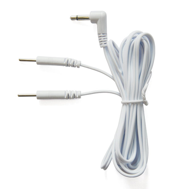 10pcs/lot DC 3.5mm Electrode Wires Tens EMS Machine 2-pin Cables Standard Connection 3.5mm Reusable 2mm Plug in Long-Life Massage Machine