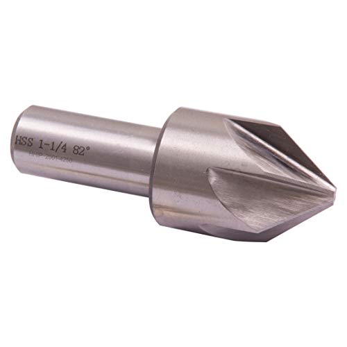 HHIP 2001-4250 1-1/4 Inch 82 Degree 6 Flute HSS Countersink 82° 1-1/4 in