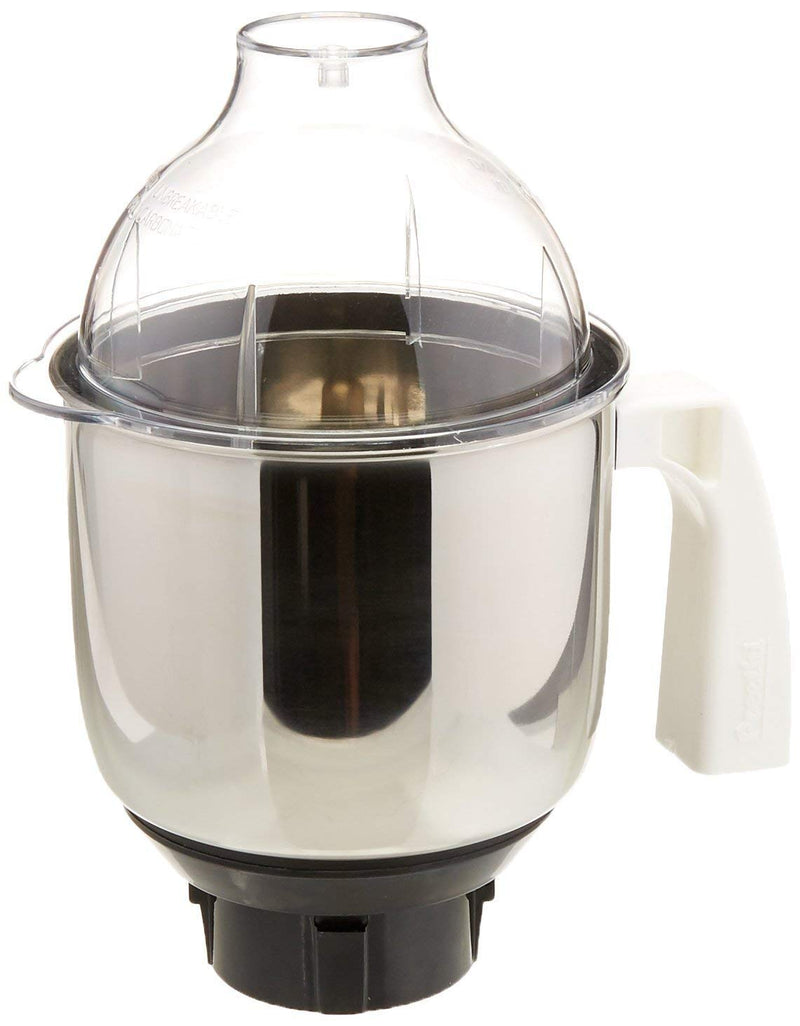 Preethi MGA 513 Mixer Jar for Eco Twin, Eco Plus/Chef Pro and Blue Leaf, 1.50-Liter, Silver
