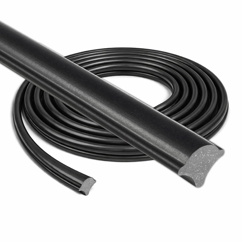 Trim-Lok LK937-25 EPDM Dense Rubber Black Window Locking Gasket, Mates up with Dual Piece Locking Gaskets, Dense EPDM Rubber, 25' Length