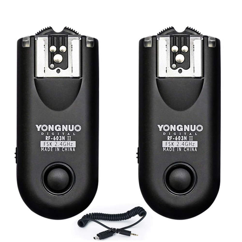 YONGNUO RF-603II N3 Wireless Shutter Release, Flash Trigger for Nikon DSLR D90 D600 D7100 D7000 D5100 D5000 D3100 D3000