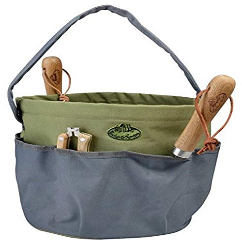 Esschert Design Round Garden Tool Bag, Gray Single