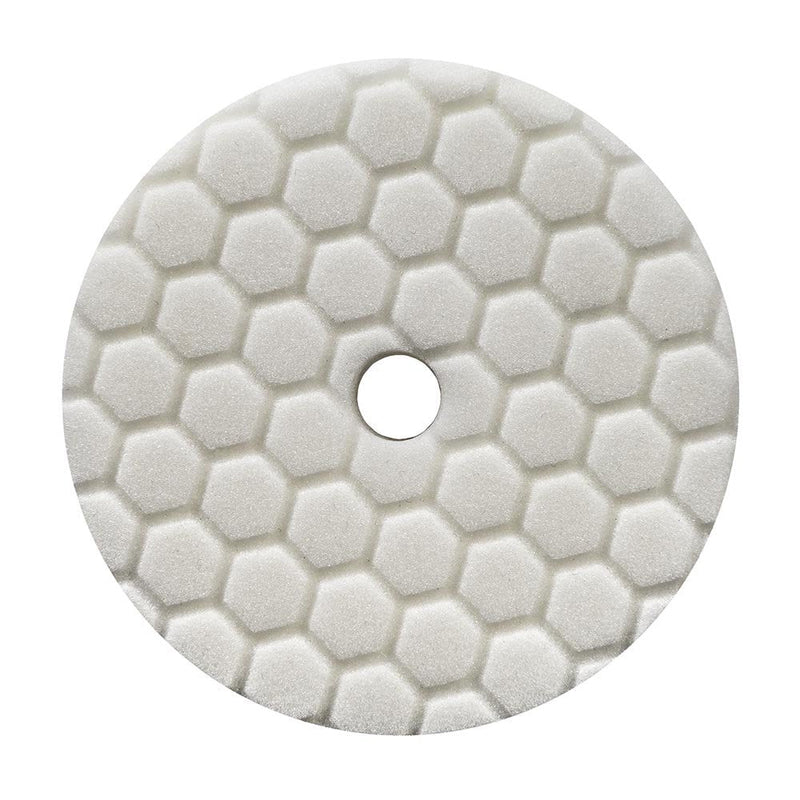Chemical Guys BUFX114HEX5 Hex-Logic Quantum Light-Medium Polishing Pad, White (5.5 Inch Fits 5 Inch Backing Plate) 5.5