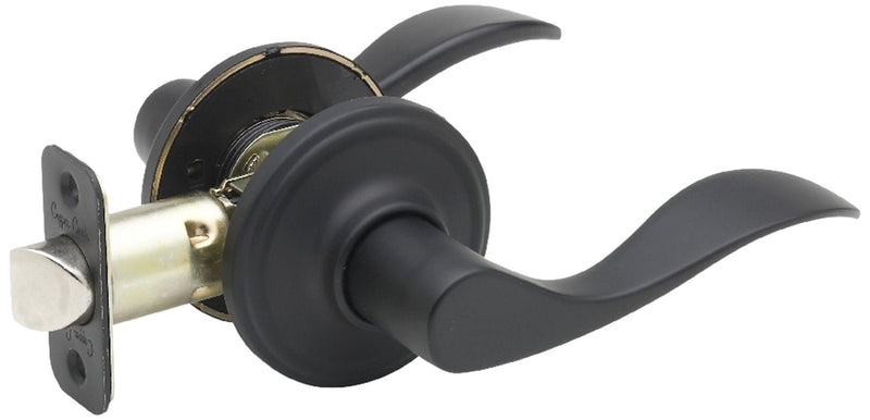 Copper Creek WL2220BC Passage Lever in Black Matte Black