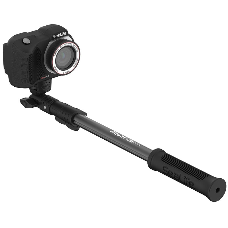 AquaPod Mini Camera Pole with Standard ¼-20 Camera Mount & Action Camera Adapter - Extends 15.5 to 38” - Gets Closer to Subjects - Tilts for Selfies