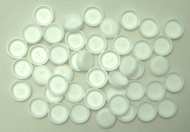 50 Universal White Sailboat or Boat Snap Stud Cover Appearance Caps