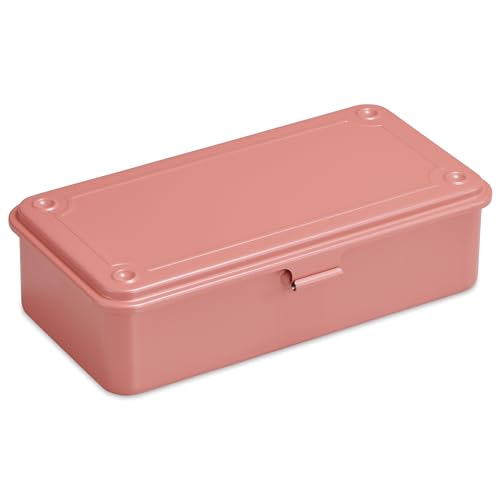 Toyo T-190P Color Trunk Tool Box, T-Shaped Series, Pink safety pink