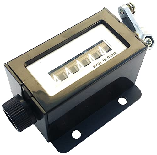 HHIP 3900-0203 5-Digit Ratchet Counter with Reset Knob
