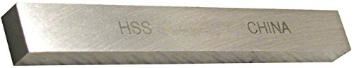 HHIP 2000-0252 Steel HSS Rectangular Tool Bit, 3/8" x 1-1/4" x 6-1/2" 3/8 x 1-1/4 x 6" Rectangular Shape