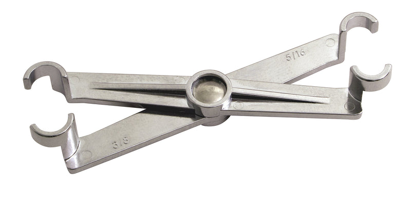 Lisle 63720 5/16" x 3/8" Low Profile Scissor Disconnect, Factory