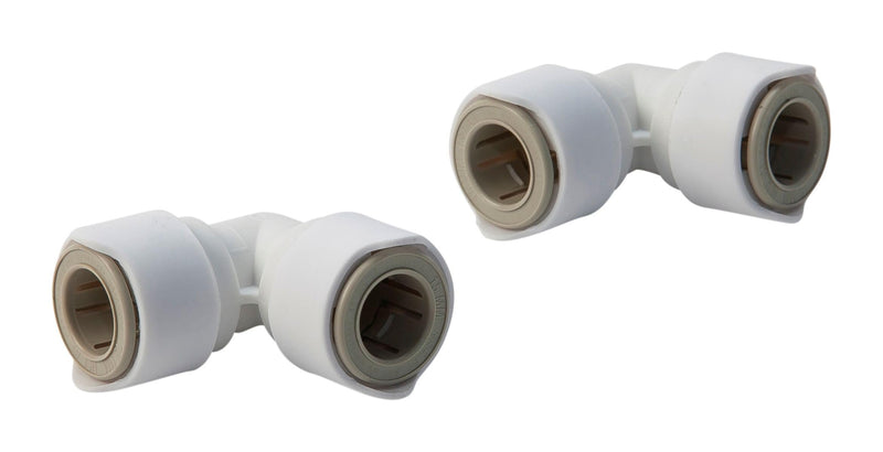 Whale Quick-Connect Plumbing Connector - Double-Gripper Design - for Hot and Cold Water Elbow