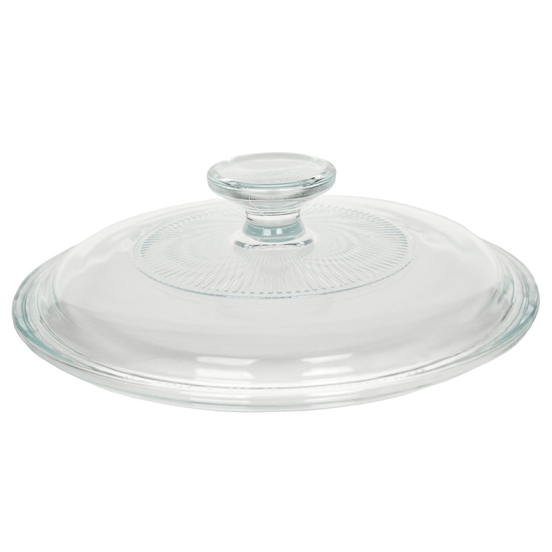 CorningWare G-5C Clear 1.5 Quart Fluted Round Replacement Glass Lid