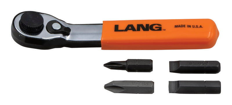 Lang Tools 5221 5-Piece Fine Tooth Bit Wrench Set , Black