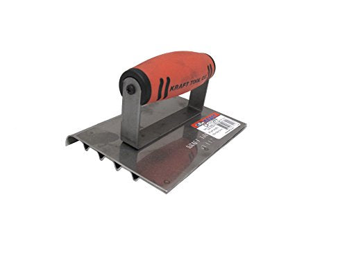 Kraft Tool CF112PF Safety Step Edger-Groover with ProForm Handle, 6 x 4-1/2-Inch