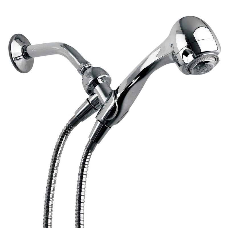 Niagara Conservation Earth Spa 3-Spray 1.5 GPM 2.7-in. Wall Mount Handheld Shower Head in Chrome, 1-Pack with Pressure Compensation Technology