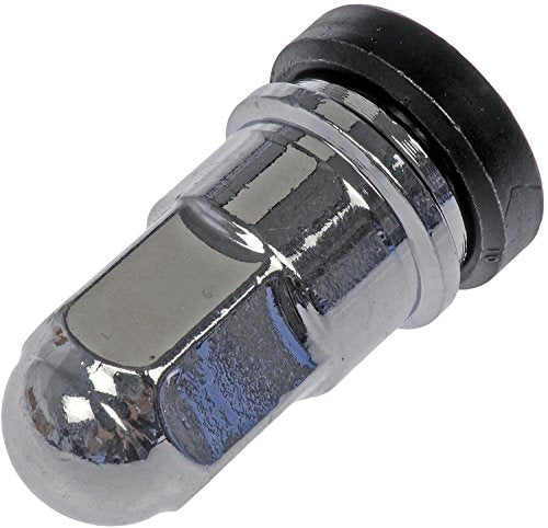 Dorman 611-302 Wheel Nut M14-1.50 Flanged Flat Face - 21 mm Hex, 53.7 mm Length Compatible with Select Ford Models, 5 Pack