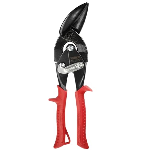 MIDWEST Blackout Aviation Snips, Left Cut Offset, Tin Snips