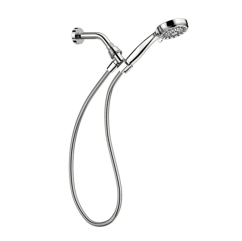 Moen 20016 Ignite Dual Hand Held And Multi Function Shower Head Combo Package With Hose And Diverter, Chrome, 3.75" Pack of 1 Showerhead + Handheld Showerhead