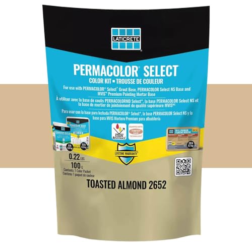 Permacolor SELECT Grout Color Kit (40+ Colors Available) (Toasted Almond)