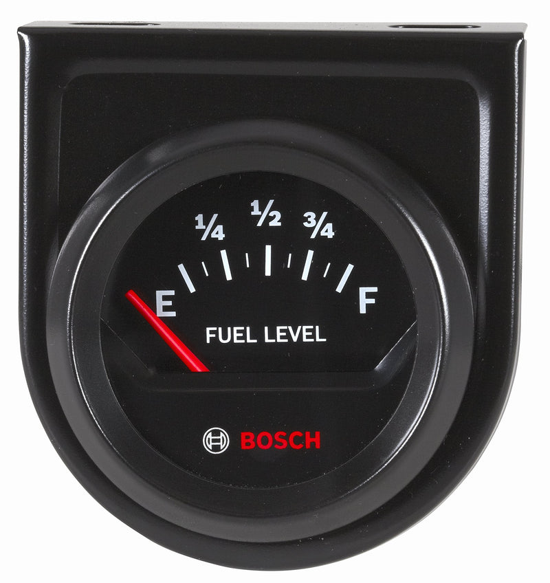 Bosch SP0F000056 Style Line 2" Fuel Level Gauge - Electric (Black Dial Face, Black Bezel)