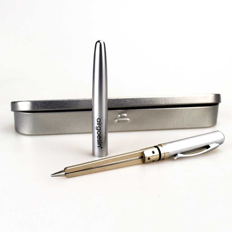 Airgoesin ECG EKG Calipers Pen Ruler Measures Precision Tool Gift for Cardiologist with Box