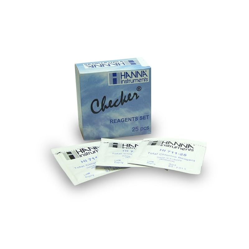 Total Chlorine Reagents (Qty 1 Box of 25 reagents) Part # HI711-25