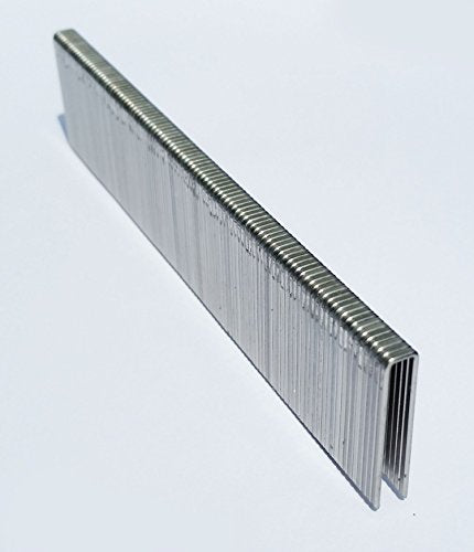 L10SS Stainless Steel 1/4" Narrow Crown x 5/8" Leg Staples, 1000 Count