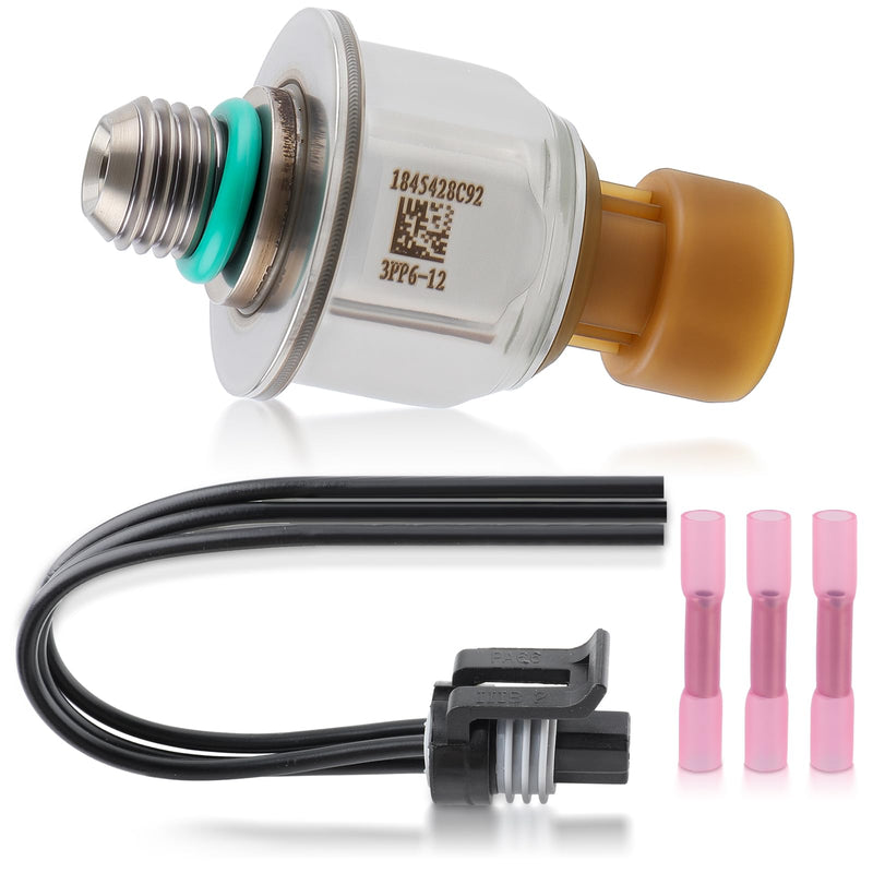 AUTOKAY 1845428C92 ICP Fuel Injection Pressure Sensor with Pigtail Kit Fits for Ford Excursion F250 F350 F450 F550 E350 E450 Super Duty Powerstroke Diesel 6.0L VT275 VT365 2004-2010
