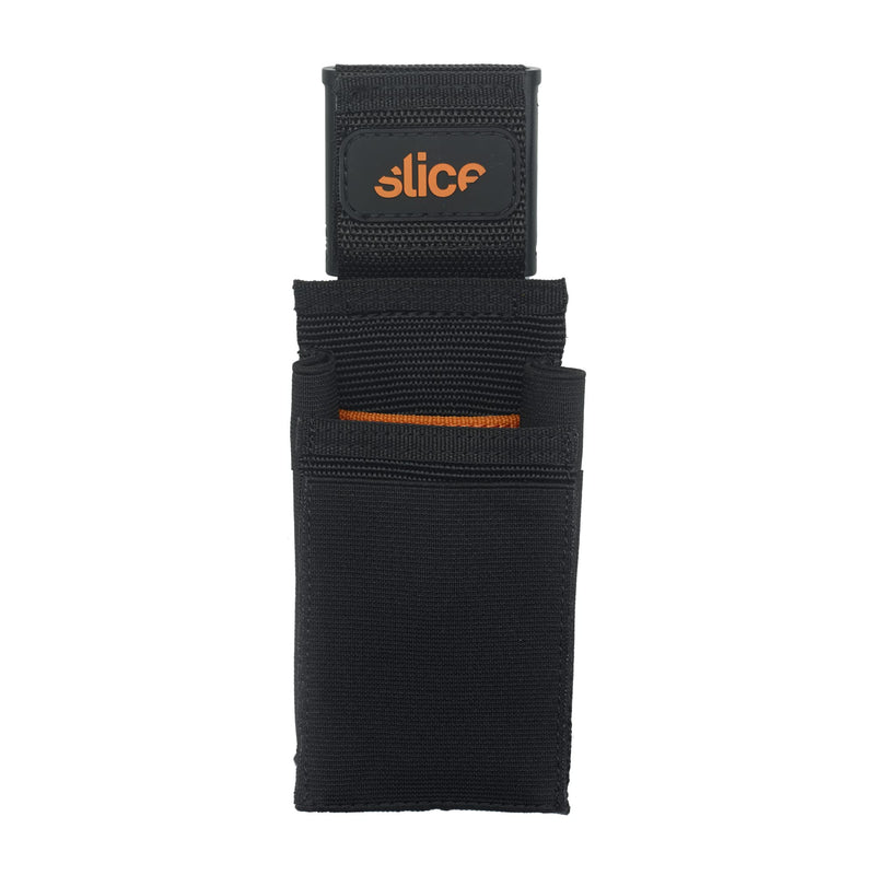 Slice 10516 Tool Holster, Holds Various Tools, Removable Belt Clib, Sturdy and Flexible Pockets, 5 Pockets, Various Sizes, Heavy Duty Industrial Use 12 Pack