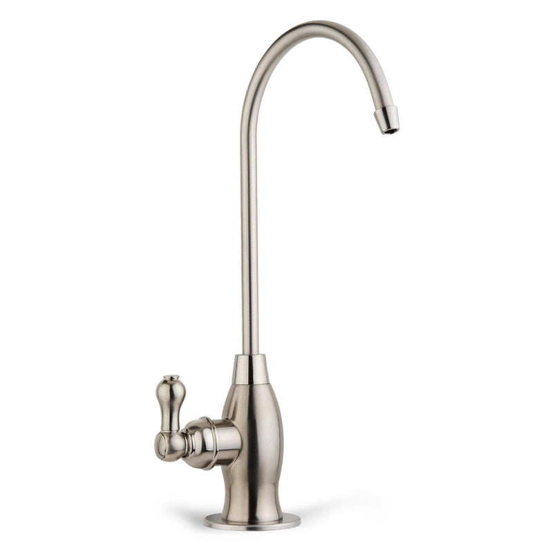 iSpring GK1-BN Reverse Osmosis Drinking Water Faucet, High Spout RO Faucet for Under Sink Water Filtration Systems, Brushed Nickel