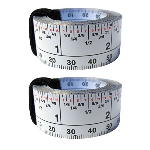 FastCap ProCarpenter Metric/Standard Peel and Stick Tapes, 16-Feet, 2-Pack | Dual‑Sided Measure with SpeedTape for Fast, Accurate Readings, Ideal for Carpenters and Installers, PMS-Stick16