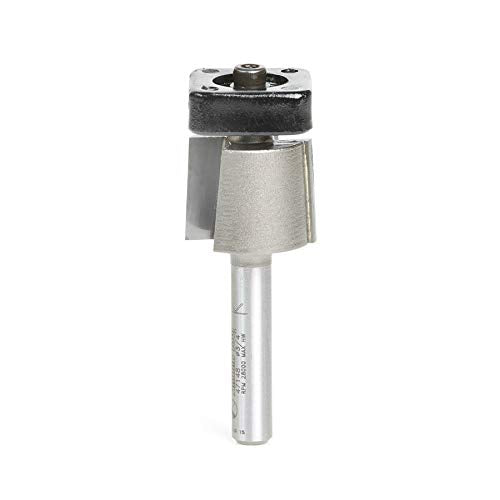 Amana Tool - 47148 Carbide Tipped Laminate Trimmer with Euro Square Bearing 3/4 Dia x 5/8