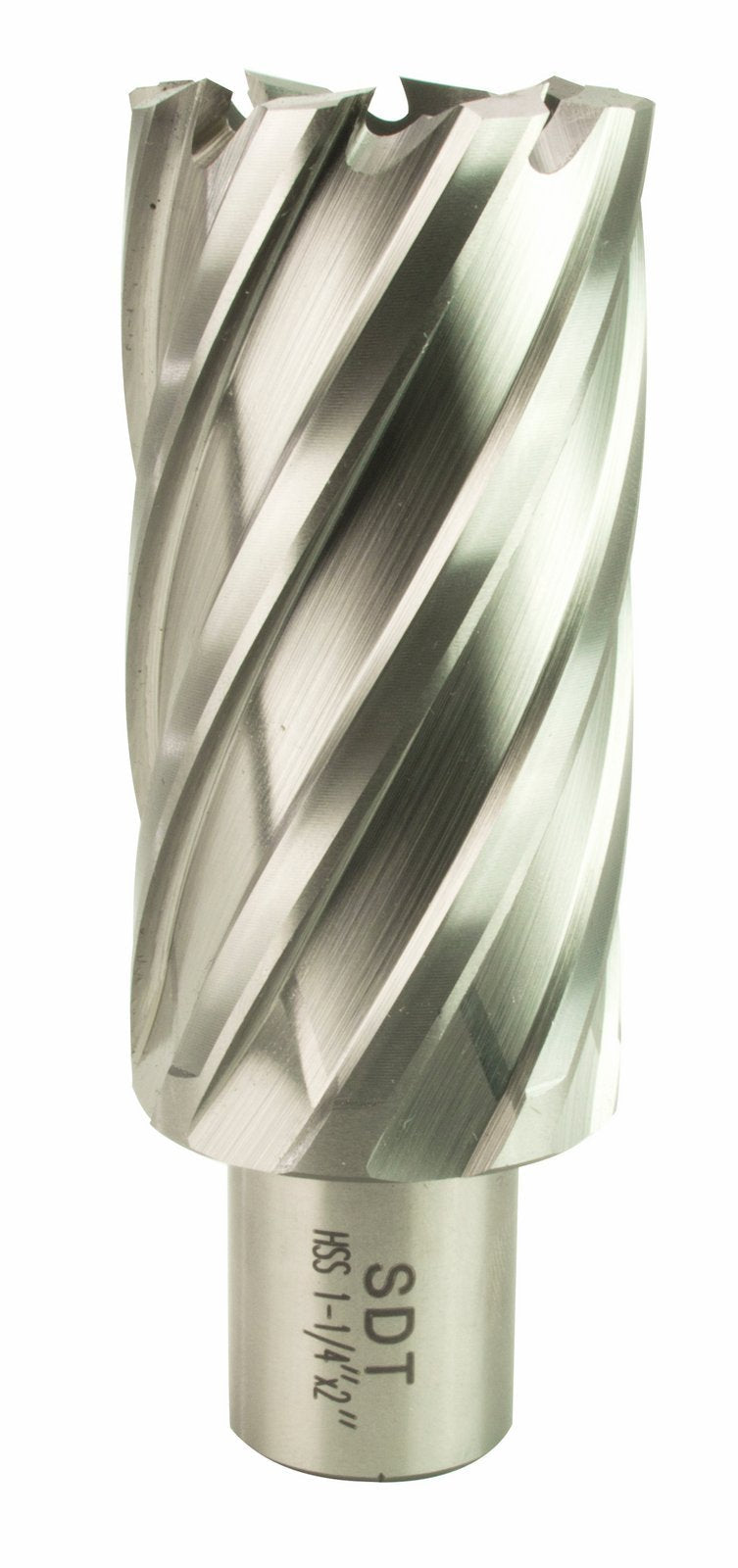 Steel Dragon Tools 1-1/4" x 2" High Speed Steel Annular Cutter with 3/4" Weldon Shank