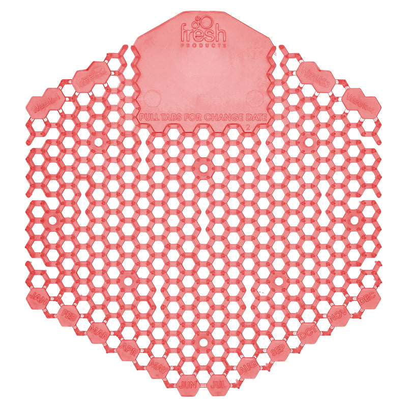 Fresh Products Wave 3D Urinal Screen Deodorizer, Kiwi Grapefruit, 10 packs
