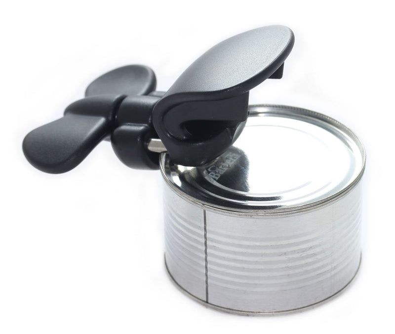 Soft Edge 3-in-1 Ambidextrous Safety Can Opener Jar Opener and Bottle Opener 3-in-1 Can, Bottle & Jar Opener