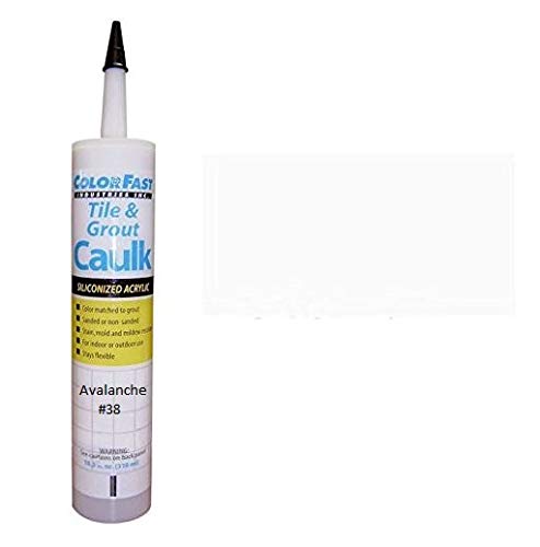 Color Fast Caulk for Matching Mapei Color (Sanded/Rough) (Avalanche)