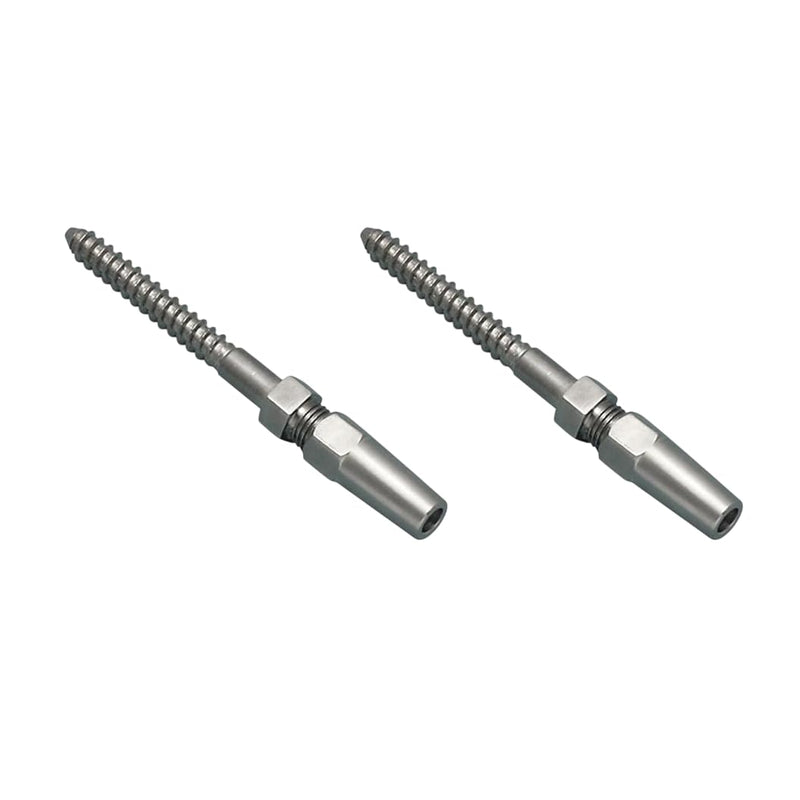 Atlantis RailEasy C0980-R004-2 Lag Stud, Right Hand Thread (5/32") - 316L Marine Grade Stainless Steel (2-Pack)