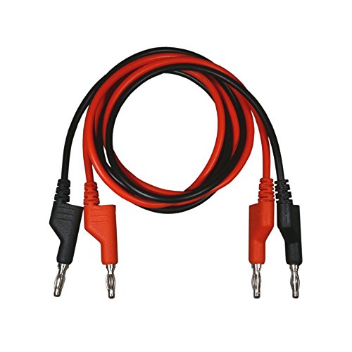 Test Lead Banana Plug Male Stackable to Banana Plug [39" / 1 Set]