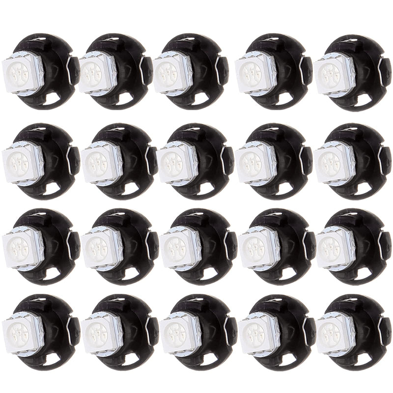 cciyu T5 Neo Wedge Light 5050 SMD Instrument Panel Gauge Cluster Dashboard LED Bulb,20 Pack Super Blue