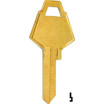 Mailbox XL7 Brass Key Blanks by Ilco - Box of 50