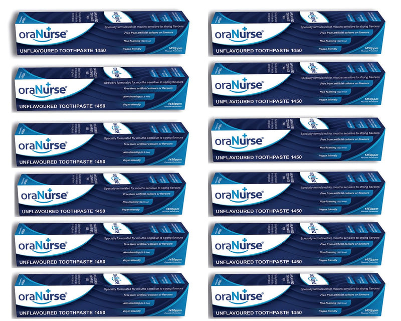 Oranurse 50ml Unflavoured Toothpaste (Pack Of 12)