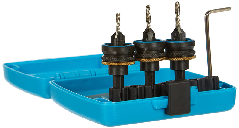 Fervi 0526 Wood Drill Bit Set with Countersink