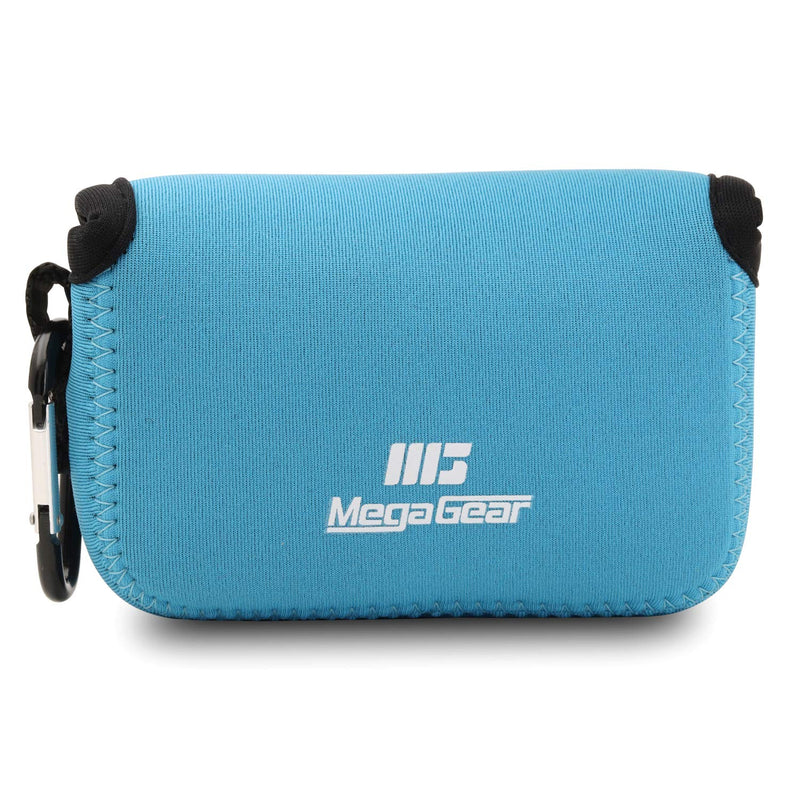 MegaGear Ultra Light Neoprene Camera Case Compatible with Olympus Tough TG-6, TG-5, TG-4, Sony Cyber-Shot DSC-RX100 VI, DSC-RX100 V, DSC-RX100 IV - Blue