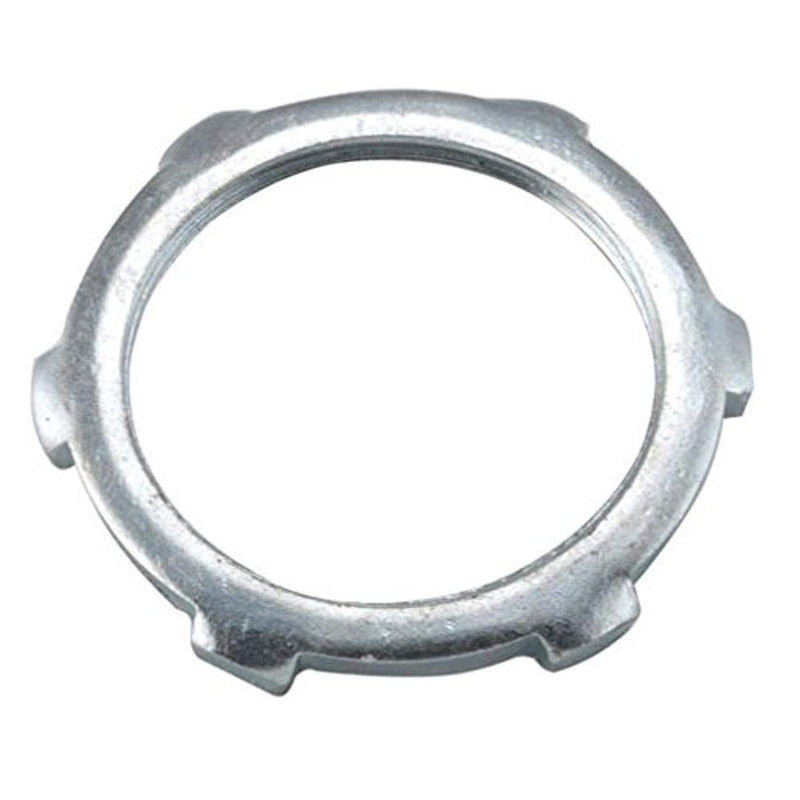 RACO 1196 Locknut for Rigid/IMC Conduit, 1-1/2" Trade Size, Steel Non-UL (Pack of 50) 50-Pack