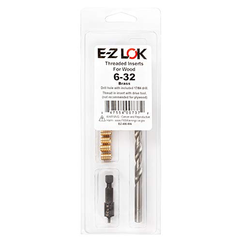 E-Z LOK EZ-400-006 Thread Repair Kit, 400-006 6-32 (10 Count)
