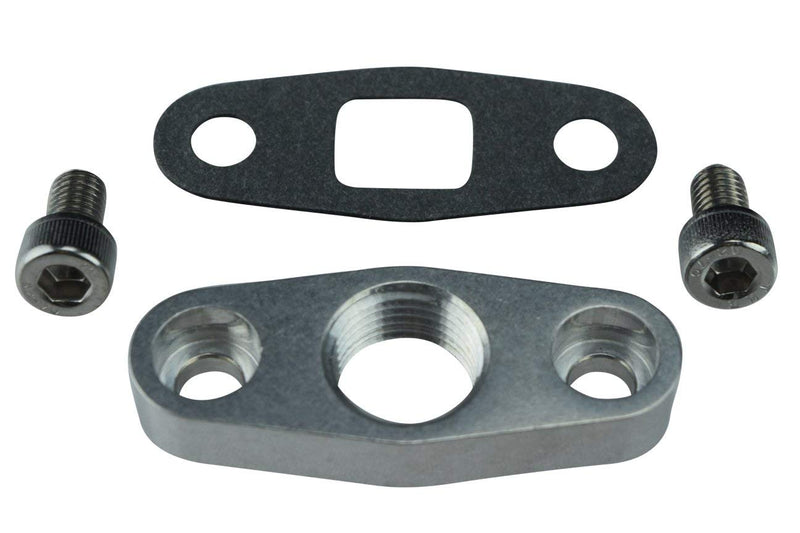 ICT Billet GT40-GT55 Billet Turbo Oil Return Drain Flange Garrett T4 1/2npt 551161