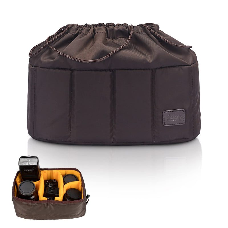 Selens High-Capacity Shockproof DSLR SLR Camera Padded Bag Case | Partition Camera Insert, Make Your Own Camera Bag