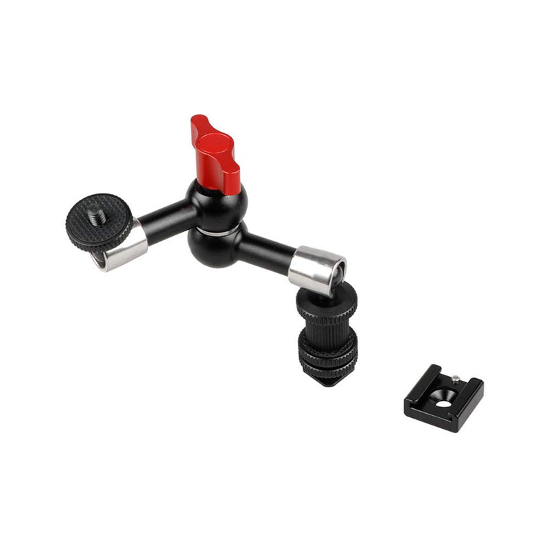 CAMVATE 7" Articulating Magic Arm + 1/4" Cold Hot Shot Mount for Camera LED Light Monitor - 1088