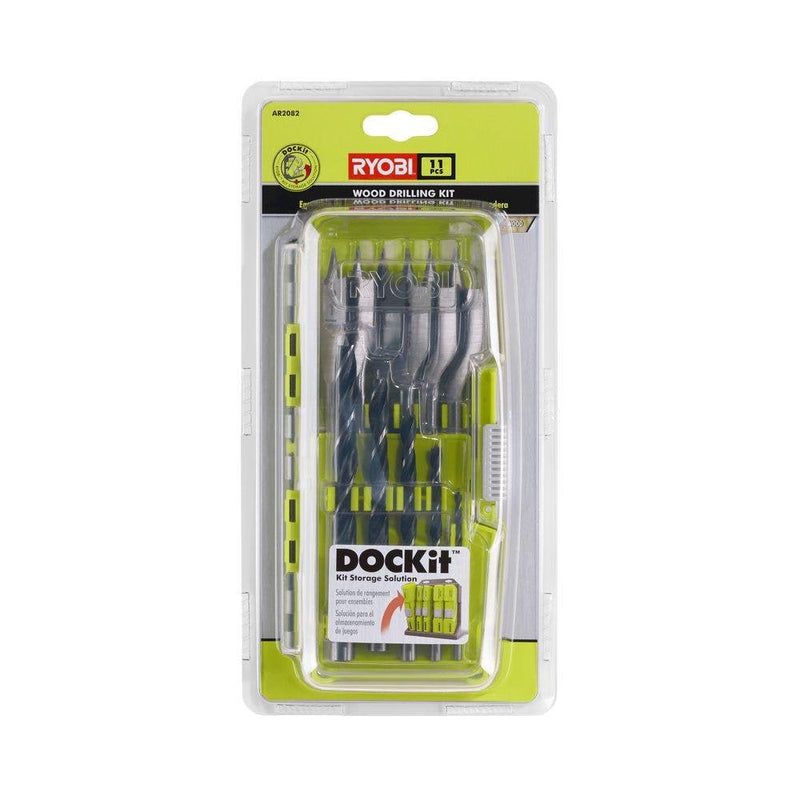 Ryobi AR2082 Steel Wood Drilling Kit (11-Piece)